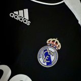 2006-2007 RMA Away Long Sleeves Retro Soccer Jersey