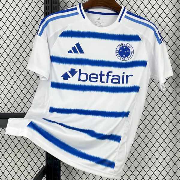 25-26 Cruzeiro Away Fans Soccer Jersey