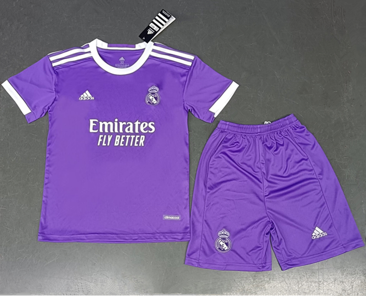 2016-2017 RMA Away Retro Kids Soccer Jersey