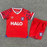 25-26 Ipswich Away Kids Soccer Jersey 1:1 Thai Quality