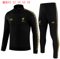 25-26 Mexico High Quality Kids Jacket Tracksuit