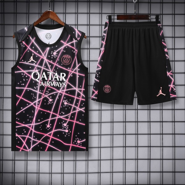 25-26 PSG High Quality Kids Tank Top And Shorts Suit