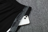 2025 AD White Black Tank Top And Shorts Suit