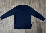2009-2010 Man Utd Away Long sleeves Retro Soccer Jersey
