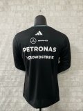 2025 F1 Benz New Pattern Long Sleeve Racing Suit 长袖