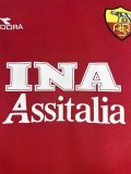 1998-1999 Roma Home Long Sleeve Retro Soccer Jersey