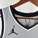 20-21 SA Spurs SOCHAN #10 Grey Top Quality Hot Pressing NBA Jersey (Trapeze Edition)