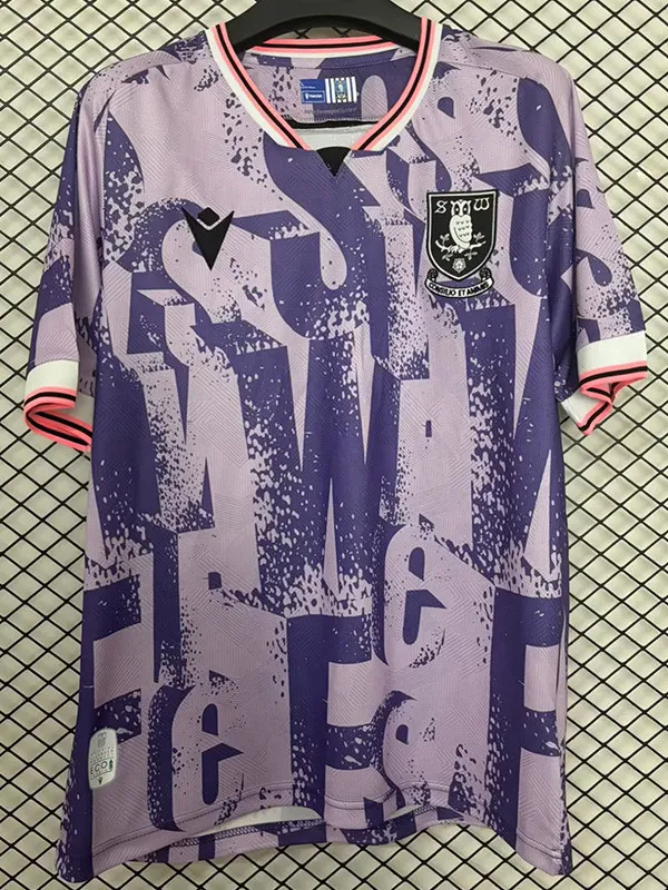 25-26 Sheffield Wednesday Away Fans Soccer Jersey 1:1 Thai Quality