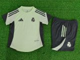 25-26 RMA Light Green Special Edition Kids Player Version Soccer Jersey (球员童装)