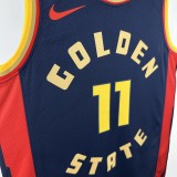 24-25 WARRIORS THOMPSON #11 Royal blue City Edition Top Quality Hot Pressing NBA Jersey