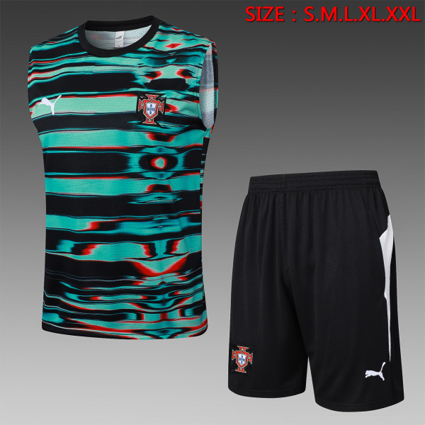 25-26 Portugal High Quality Tank Top And Shorts Suit