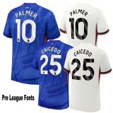 25-26 CHE Home Long Sleeve Player Version Soccer Jersey