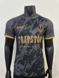 2025 Trapstar Black Player Version Trendy Soccer Jersey