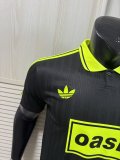 2025 AD Oasis Joint Edition Fluorescent Green Player Version Polo Short Sleeve