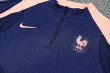 25-26 France High Quality Half Pull Tracksuit