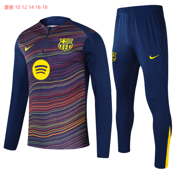 25-26 BAR High Quality Kids Half Pull Tracksuit