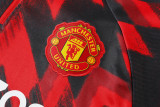 25-26 Man Utd High Quality Kids Half Pull Tracksuit
