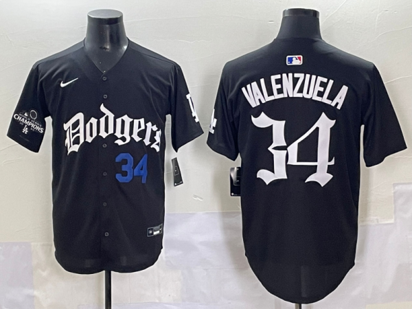 2025 MLB Los Angeles Dodgers New Pattern Jersey