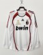 2006-2007 ACM Away White long sleeves Retro Soccer Jersey(带决赛字)