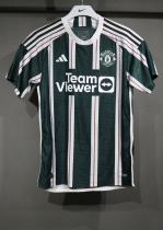 23-24 Man Utd  Away Player Soccer Jersey