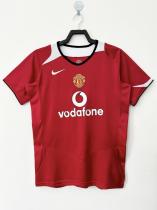 2004-2006 Man Utd Home Retro Soccer Jersey