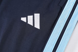 26-27 Argentina High Quality Kids Half Pull Tracksuit