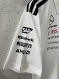 2026 F1 Benz New Pattern Short Sleeve Racing Suit