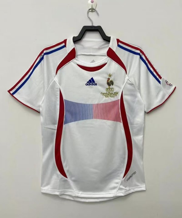 2006 France Home Retro Soccer Jersey