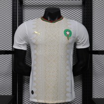 2026 World Cup Morocco Away Player Version Soccer Jersey