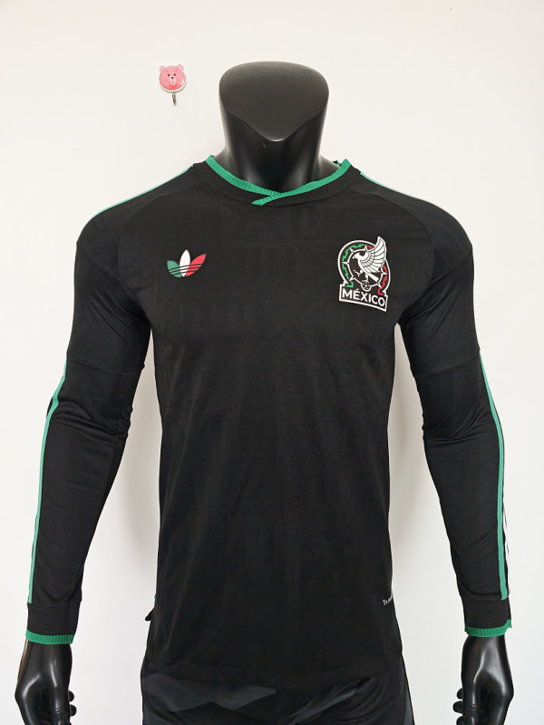 2026 World Cup Mexico third kit  away  Long sleeves Player Version Soccer Jersey*长袖球员