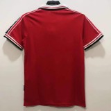 1998 - 1999 Season - The classic home football jersey of Manchester United