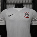 26-27 Corinthians Home Player Version Soccer Jersey