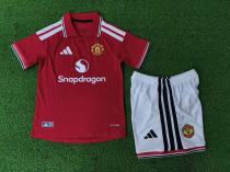 26-27 Man Utd Home Kids Player Version Soccer Jersey (球员童装)