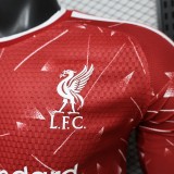 26-27 LIV Home Long sleeves Player Version Soccer Jersey*长袖球员