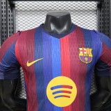 26-27 BAR Home Player Version Soccer Jersey