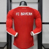 26-27 Bayern Home Long Sleeve Player Version Soccer Jersey *长袖球员