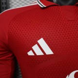 26-27 Man Utd Home Long sleeves Player Version Soccer Jersey