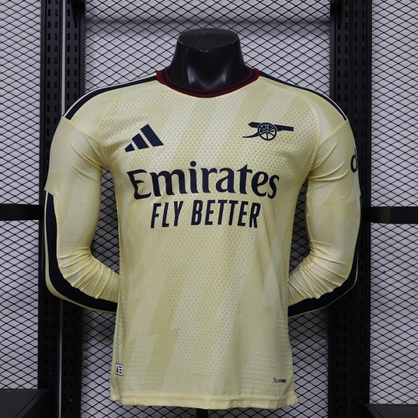 26-27 ARS Away Long sleeves Player Version Soccer Jersey
