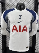 25-26 TOT Home Long sleeves Player Version Soccer Jersey