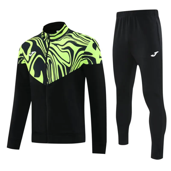 2025 JOM Black Jacket Tracksuit