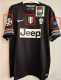 2012-2013 JUV Away Retro Soccer Jersey