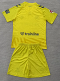 25-26 Real Betis Yellow GoalKeeper Kids Soccer Jersey