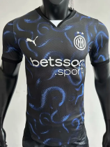 25-26 INT Black Special Edition Player Version Soccer Jersey (蛇纹)