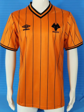 1985-1986 Wolves Home Retro Soccer Jersey