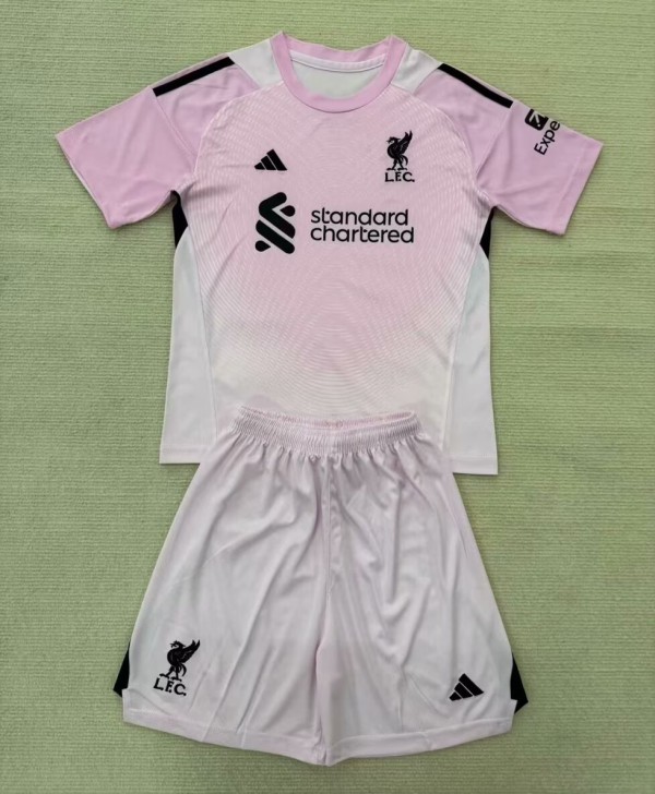 25-26 LIV GoalKeeper Kids Soccer Jersey