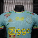 25-26 Aja× Blue Special Edition Player Version Soccer Jersey