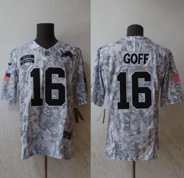 2024 NFL Lions New Pattern Jersey