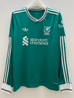 25-26 LIV Third Long Sleeve Soccer Jersey 1:1 Thai Quality(长袖)