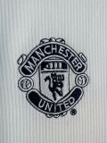 2000-2001 Man Utd  Away Long sleeves Retro Soccer Jersey
