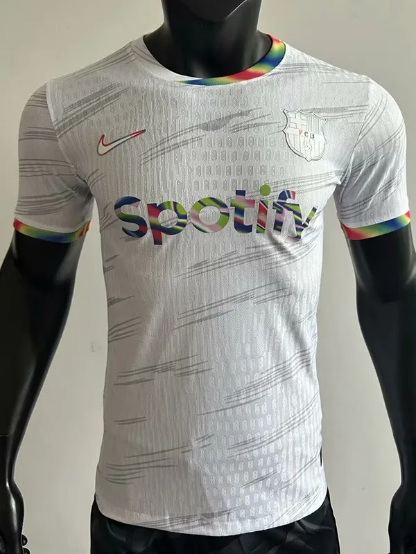 25-26 BAR White Special Edition Player Version Training Shirts (彩虹)